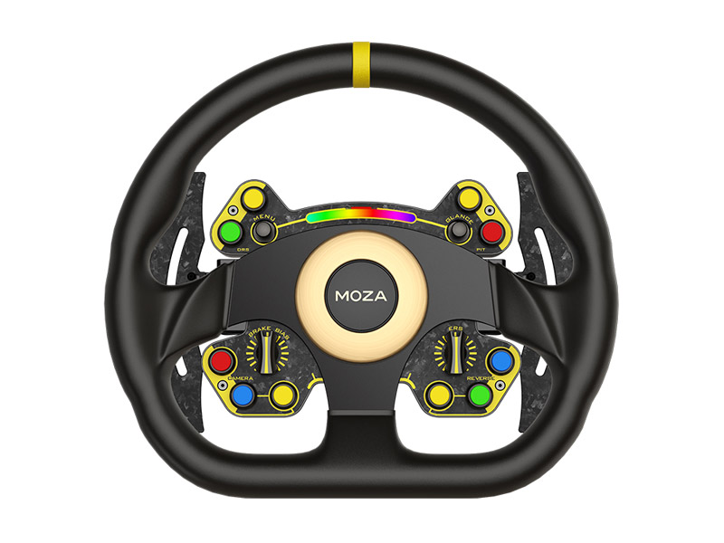 Moza RS D-Shape Racing Wheel Alcantara